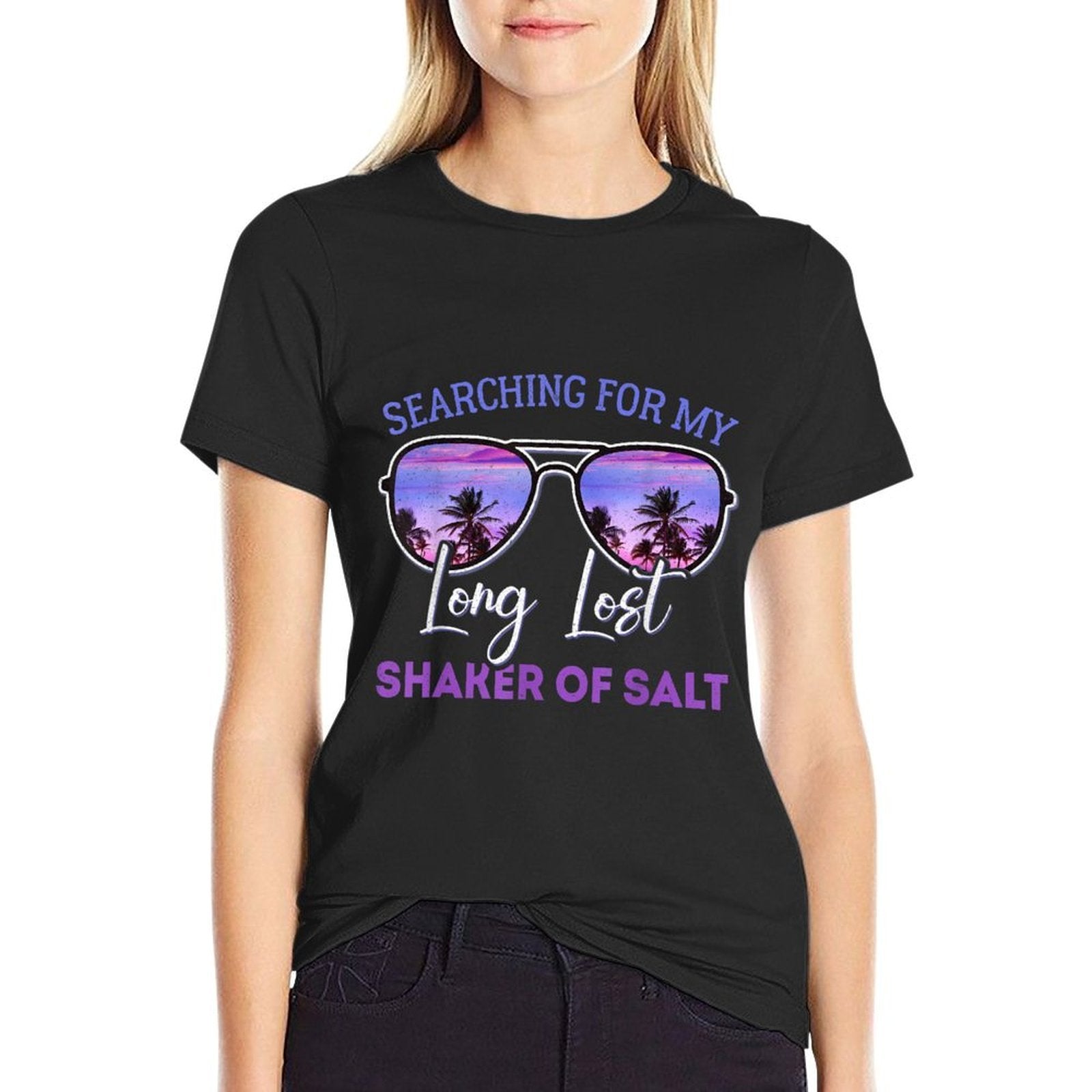 Searching For My Long Lost Shaker Of Salt Funny Shaker  Heathered Texture T-Shirt