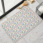 Colorful Mix  Pet-Safe Bath Mat
