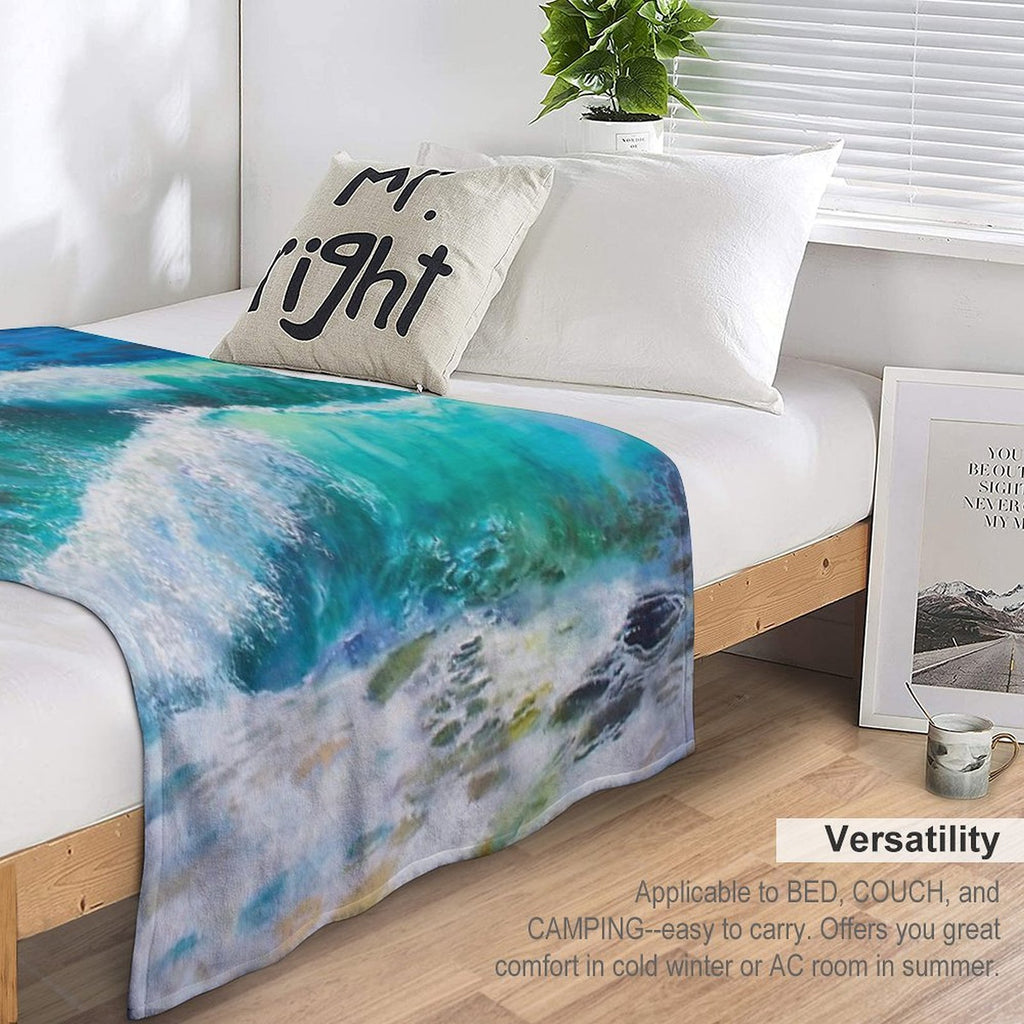 Perpetual Ocean All-season Throw Blanket