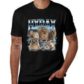 Funny Hyrax Oddly Specific Meme Gift And Apparel Unisex-Adults Retro Black Hyrax Vintage Ugly Funny Meme Retro Animal  Lightweight T-Shirt