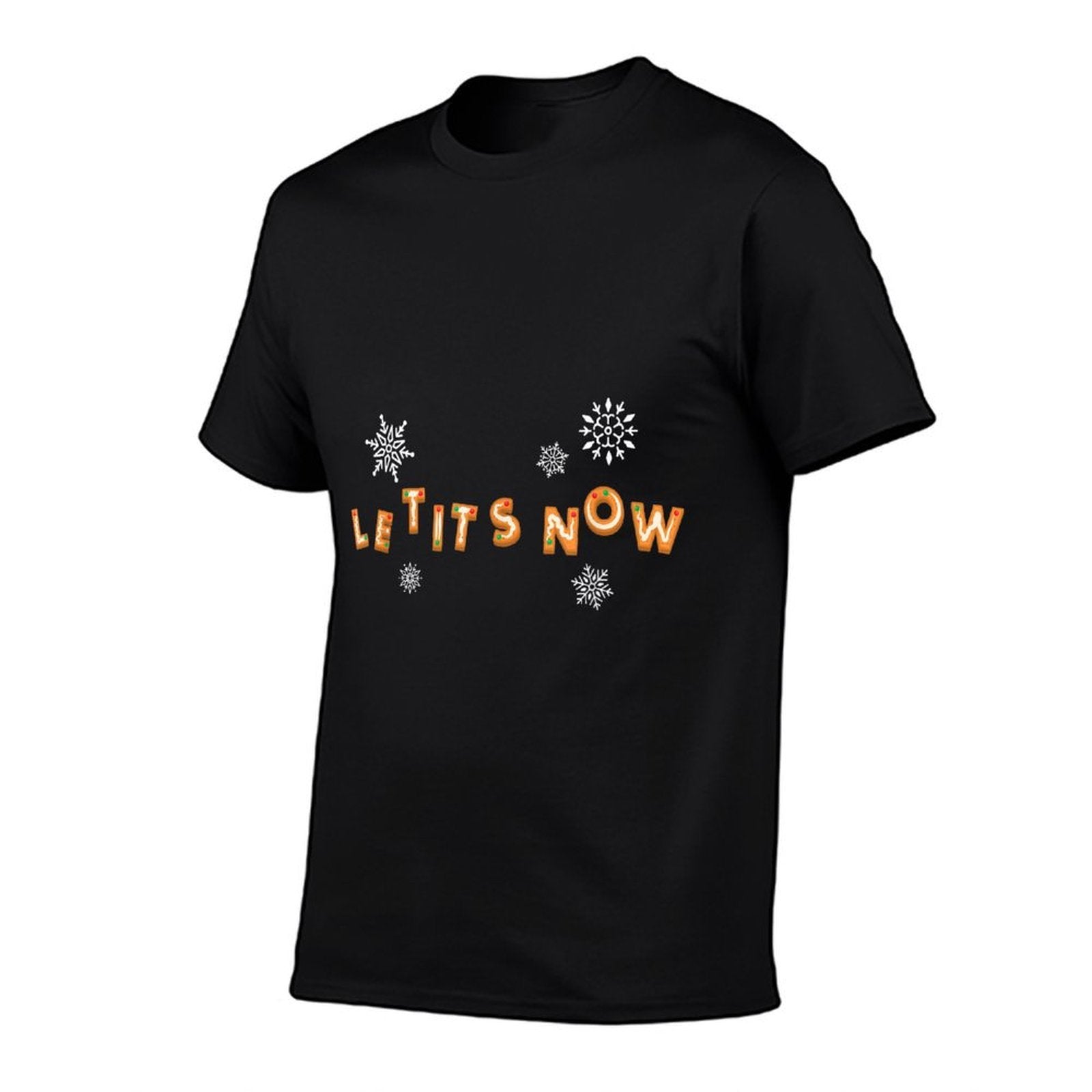 Fun Let It Snow - Le Tits Now Meme  Oversized Silhouette T-Shirt