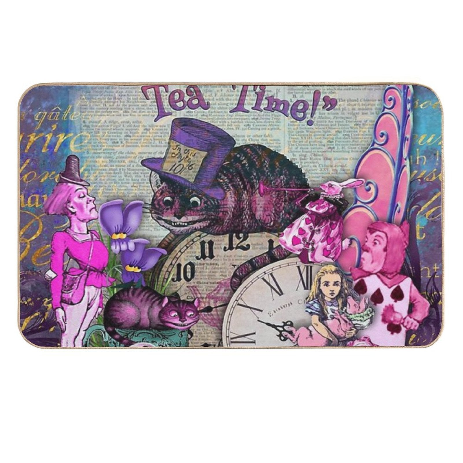 Alice Vintage  Slip-Resistant Bath Mat