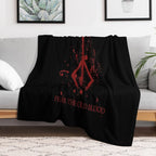 Hunter Symbol - Bloodborne Caryll Rune Machine-washable Throw Blanket
