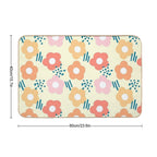 Flower Doodle  Toxin-Free Bath Mat