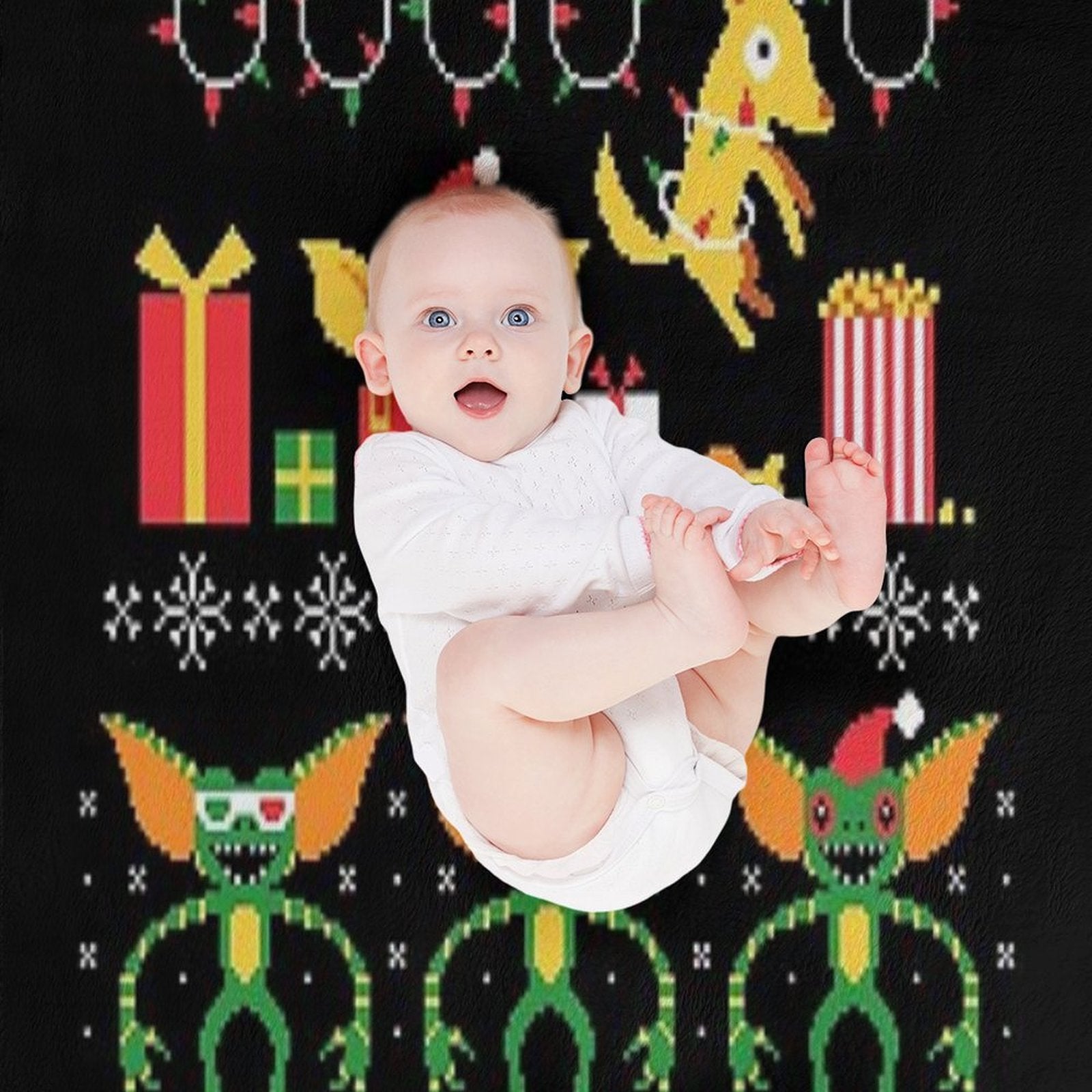 No Cookies After Midnight Machine-washable Throw Blanket