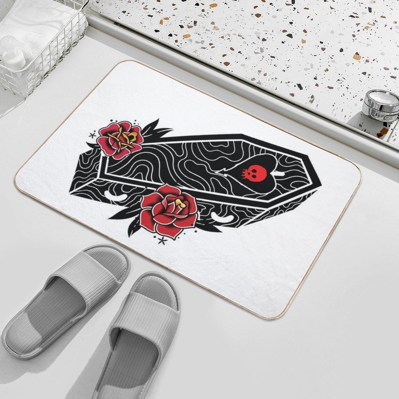 Alkaline Trio Cooking Wine  High-Traffic Bath Mat