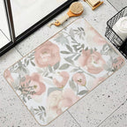 Flowers  Toxin-Free Bath Mat
