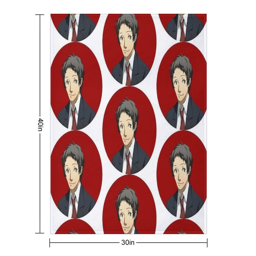 Adachi Portrait Versatility Throw Blanket