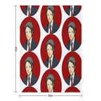 Adachi Portrait Versatility Throw Blanket