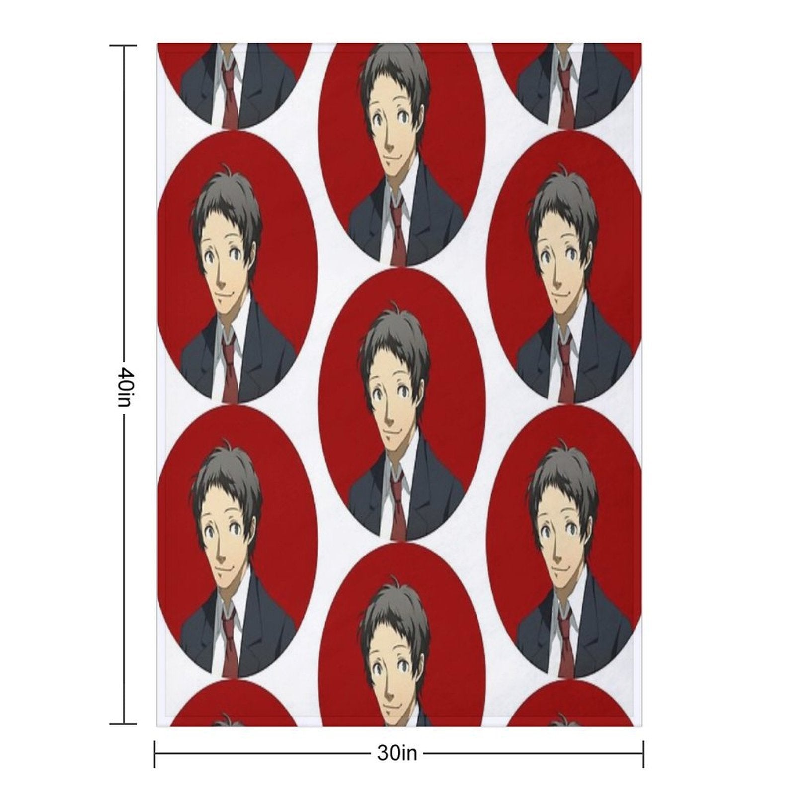 Adachi Portrait Versatility Throw Blanket