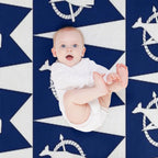 Flag of Nantucket, Massachusetts Plush Throw Blanket