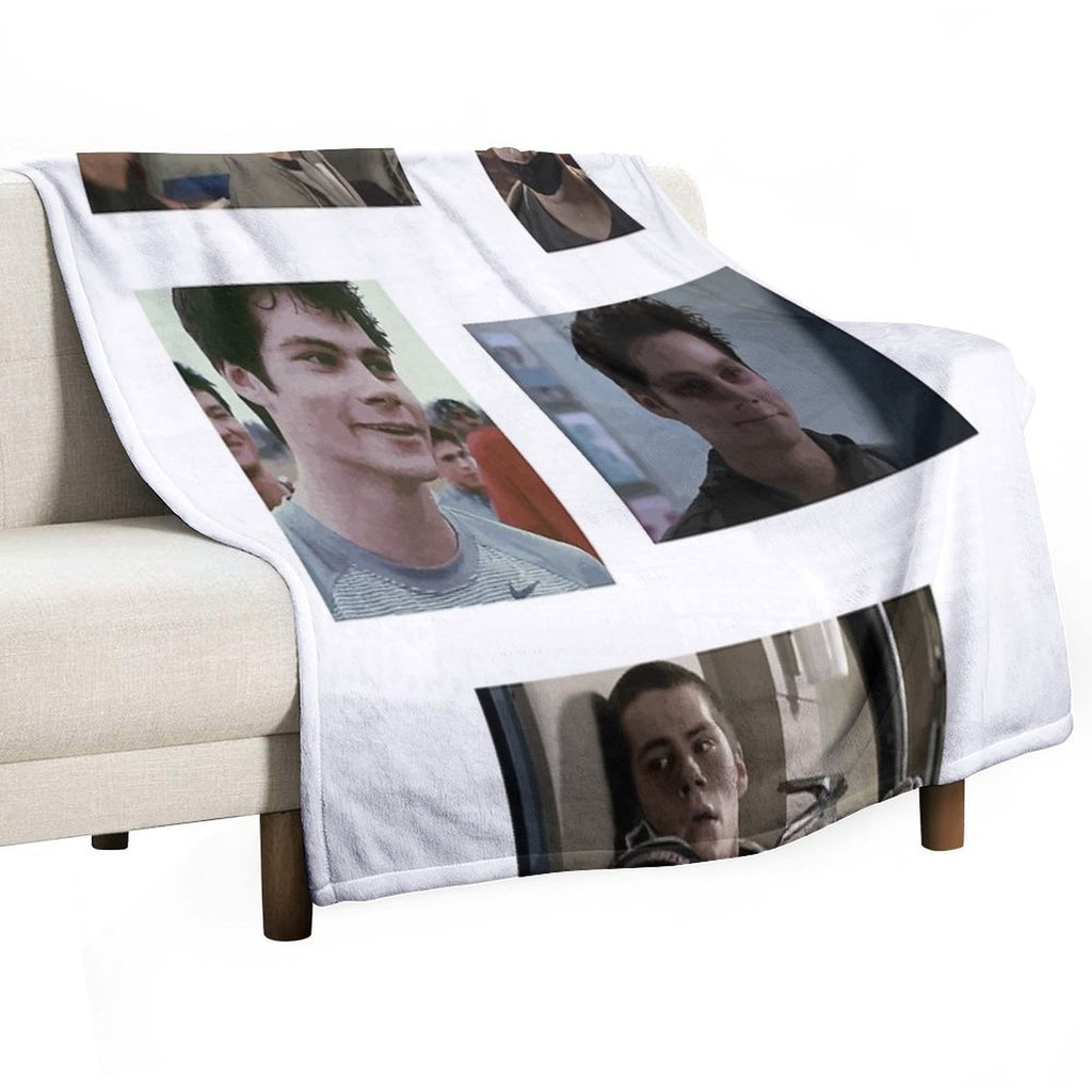 Teen Wolf Stiles Sticker Pack Sustainable Throw Blanket