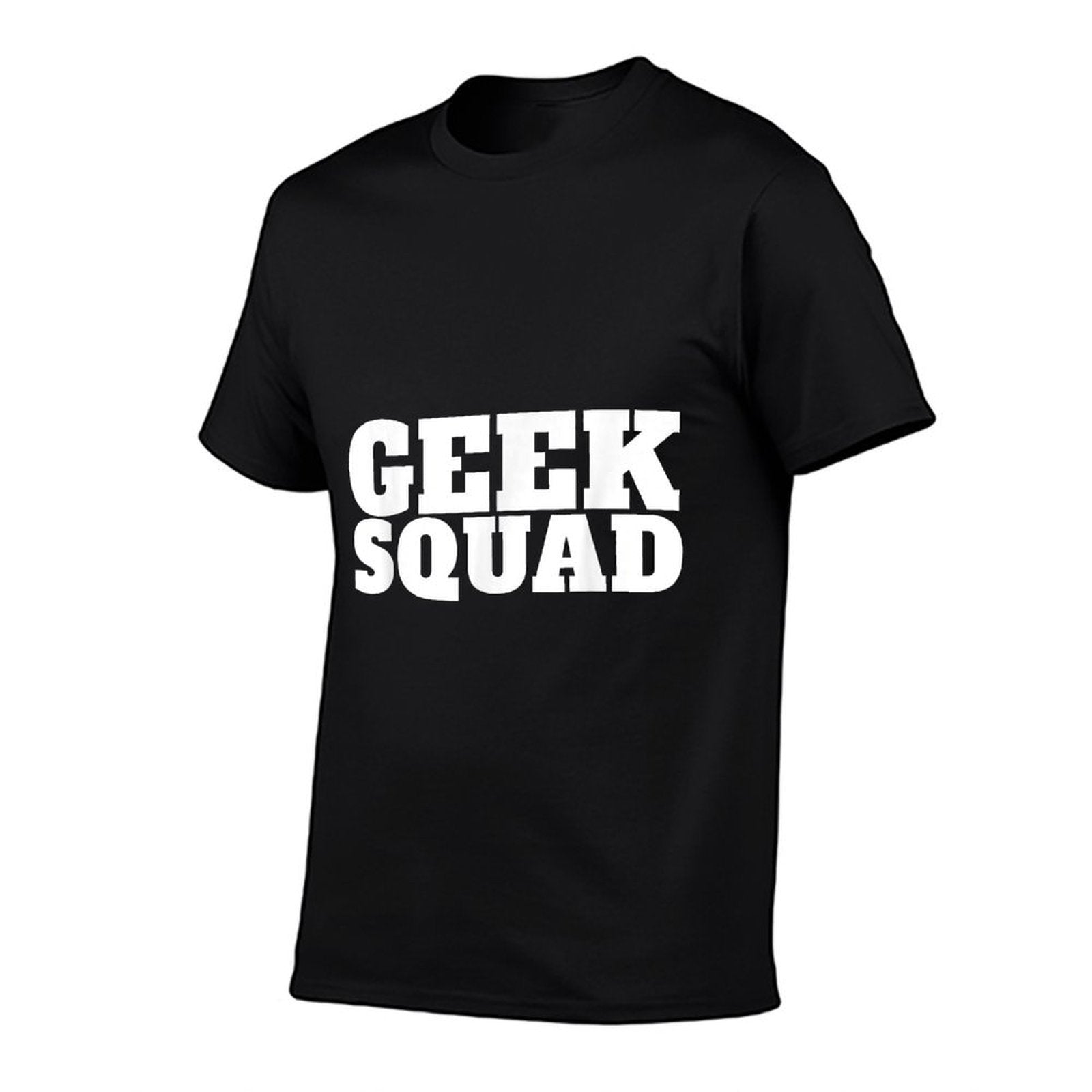 Hilariously Funny Memes Geek Squad Graphic - Unisex-Adults, Black, Small  Easy-care T-Shirt