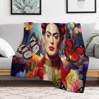 Frida Kahlo 14 Eco-conscious Throw Blanket