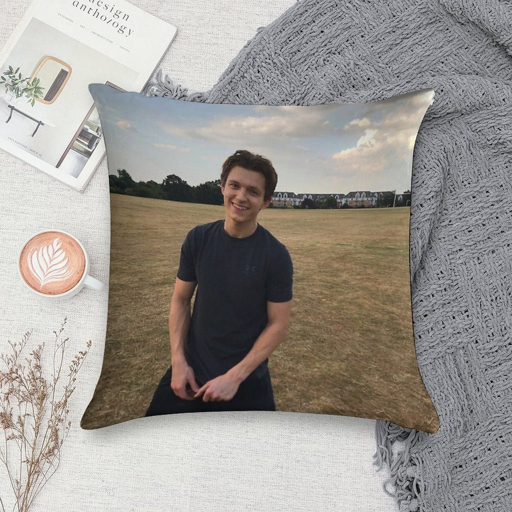 Tom Holland Soft Easy Maintenance Throw Pillow