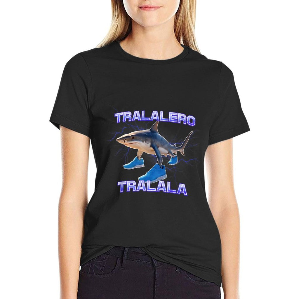 Tralalero Tralala Bootleg Brainrot Italian Brainrot Meme  High-quality Stitching T-Shirt