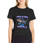 Tralalero Tralala Bootleg Brainrot Italian Brainrot Meme  High-quality Stitching T-Shirt