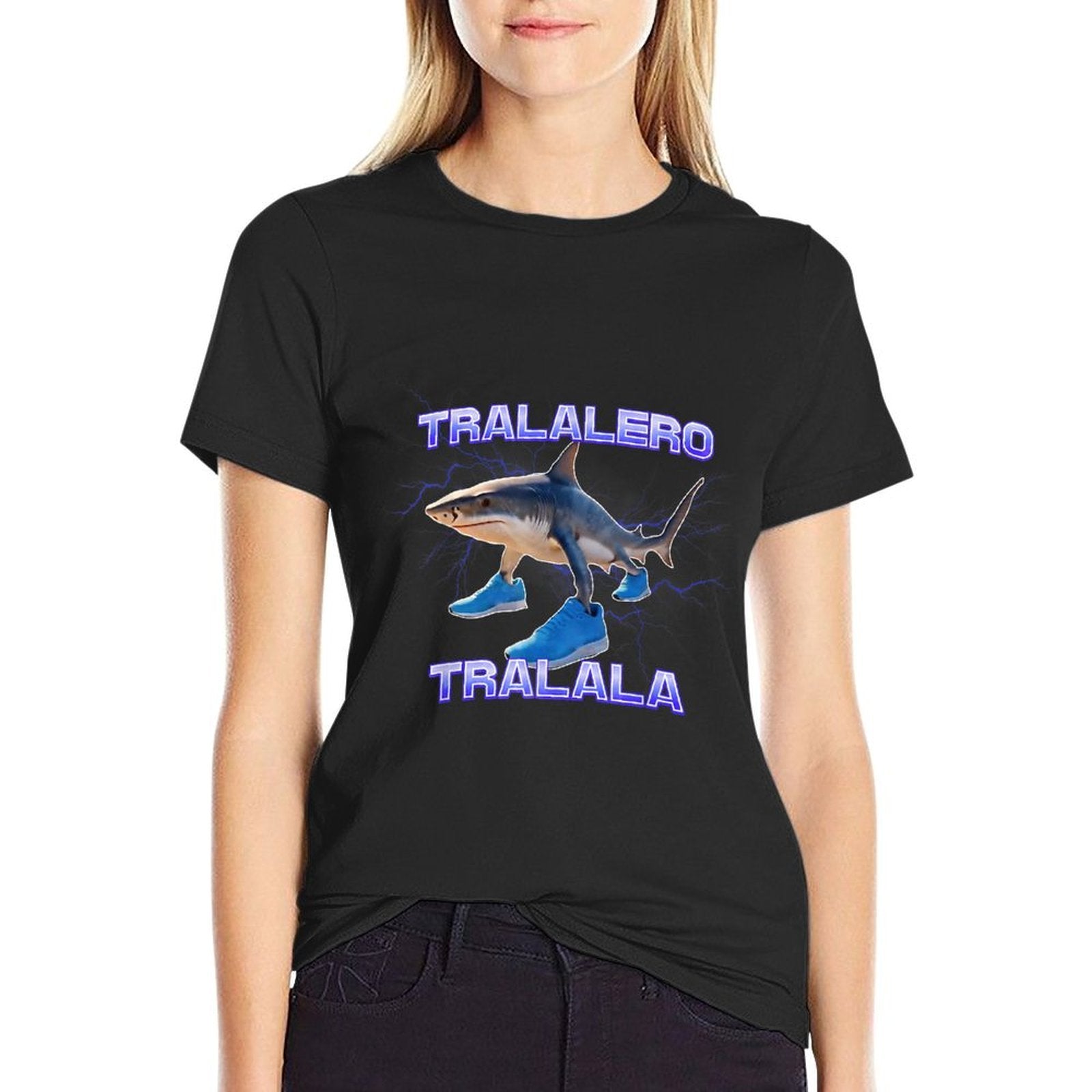 Tralalero Tralala Bootleg Brainrot Italian Brainrot Meme  High-quality Stitching T-Shirt