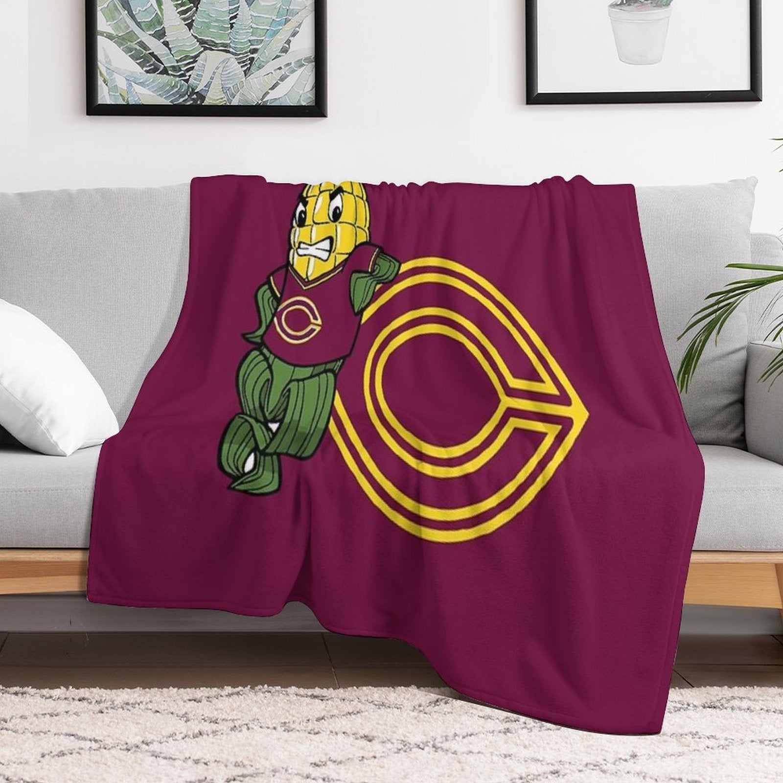 The Concordia-Mhead Cobbers Lightweight Throw Blanket