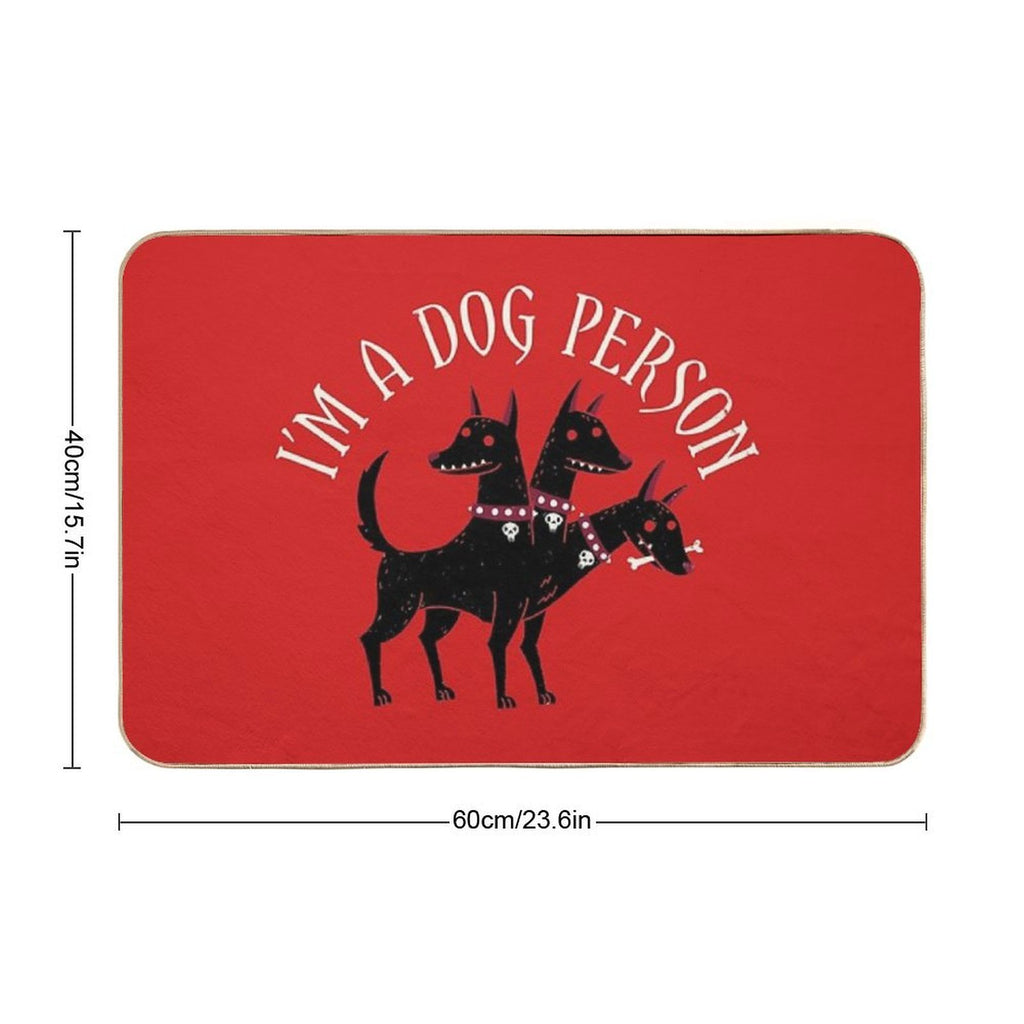 Dog Person  Anti-Trip Bath Mat
