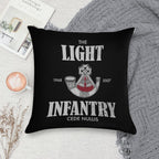 The Light Infantry (distressed) Soft Anti-Pilling Throw Pillow