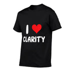 I Love Clarity - Heart -  Lightweight T-Shirt