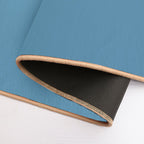 Blue Background with Bright Sun  Slip-Resistant Bath Mat