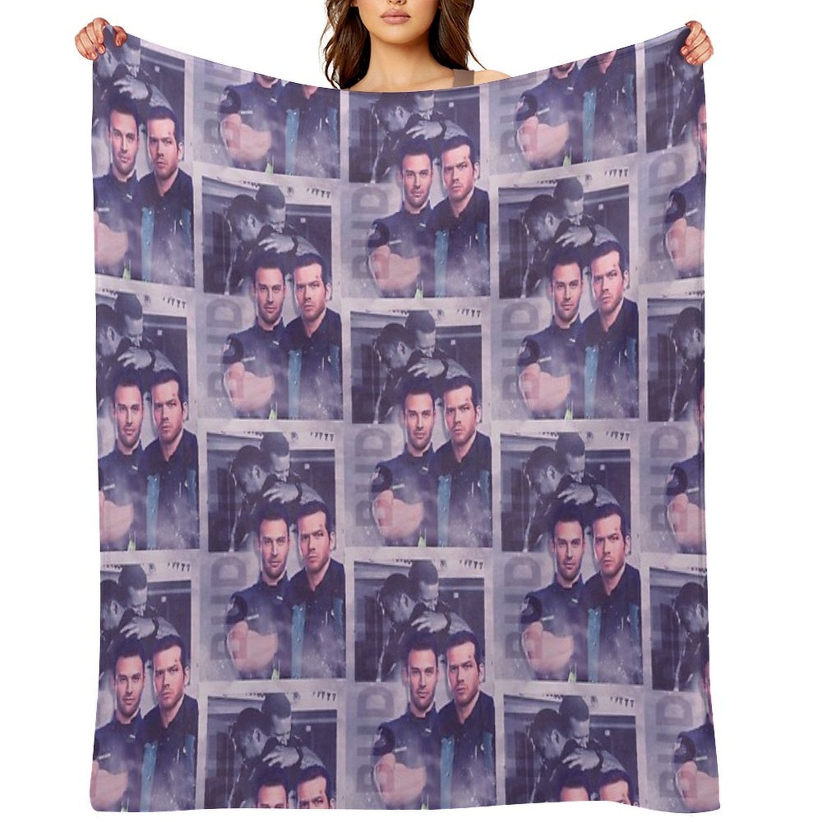 911 Buddie - Memories - Buck And Eddie Multi-functional Throw Blanket