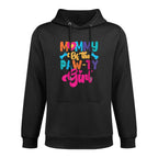 Mommy Of The Birthday Girl Dog Paw Family Matching Party All-Day Comfort Hoodie