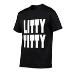 Funny Litty Titty T-shirt - College - School - Student Meme  Summer-ready Fabric T-Shirt