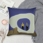 The City on The Edge of Forever Soft High-Density Material Throw Pillow