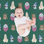 Regular Show - Pixel Pattern Gift-ready Throw Blanket