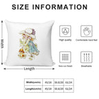 Sarah Kay with Puppy Soft Style Accent Throw Pillow