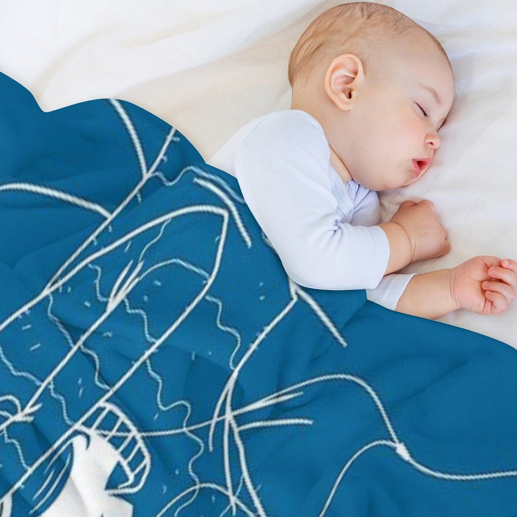 Playlist Multi-functional Throw Blanket