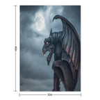 Gargoyle Machine-washable Throw Blanket