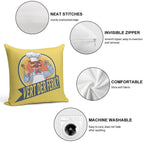 VERT DER FERK Soft High-Density Material Throw Pillow