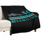 Lewis Hamilton Compact Throw Blanket