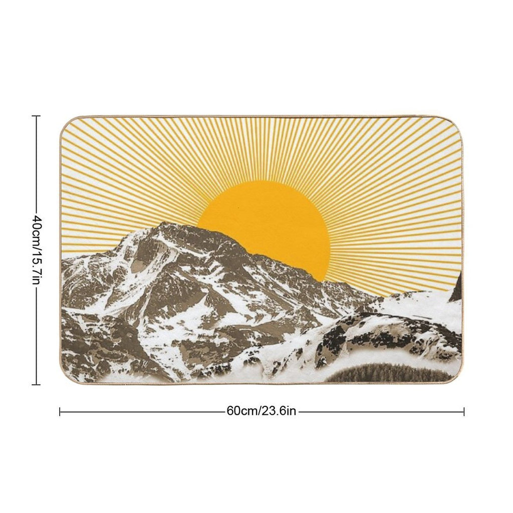 Mountainscape  Odorless Bath Mat