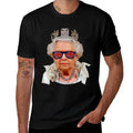 Elizabeth II Sunglasses British Union Jack Funny Queen Meme  Soft T-Shirt