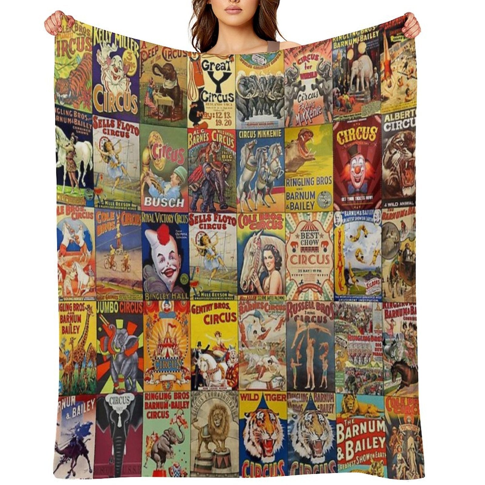 Circus Gift-ready Throw Blanket