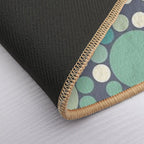 Big Little Dots Sea Green  Stain-Proof Bath Mat