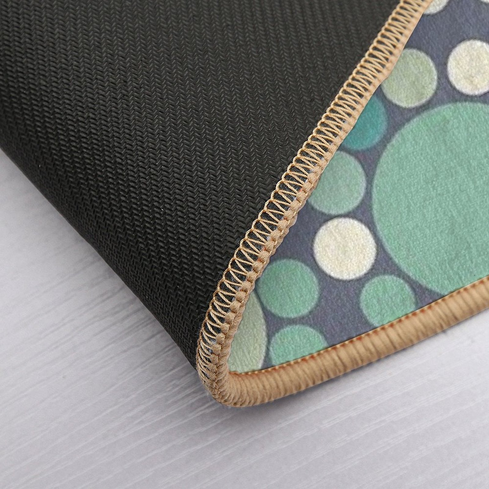 Big Little Dots Sea Green  Stain-Proof Bath Mat