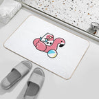Flamingo Floaty Cody  Rapid-Drying Bath Mat