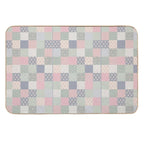 Coquette Floral Patchwork  Slip-Resistant Bath Mat