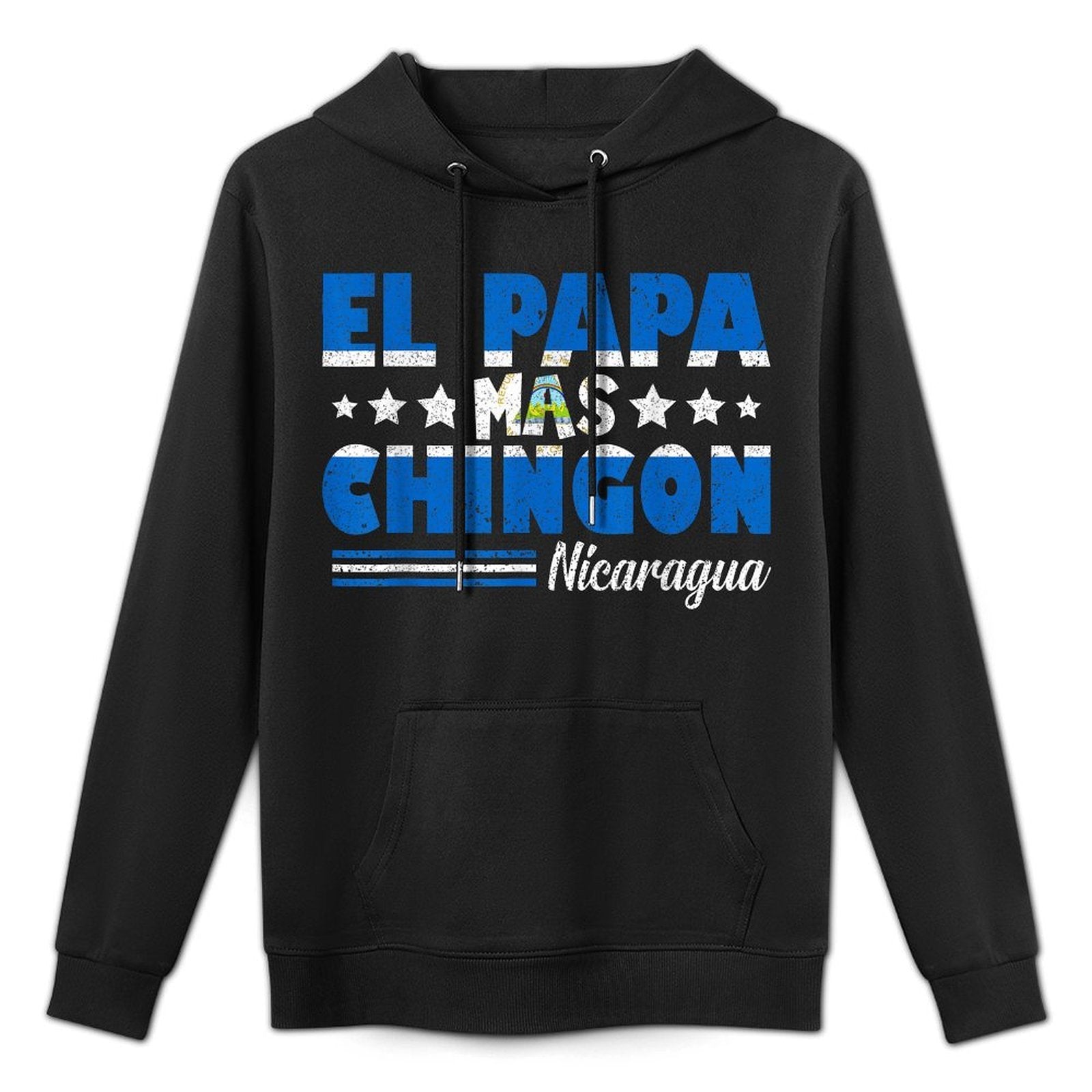 El Papa Mas Chingon Nicaragua Latino Nicaraguan Dad Durable Construction Hoodie