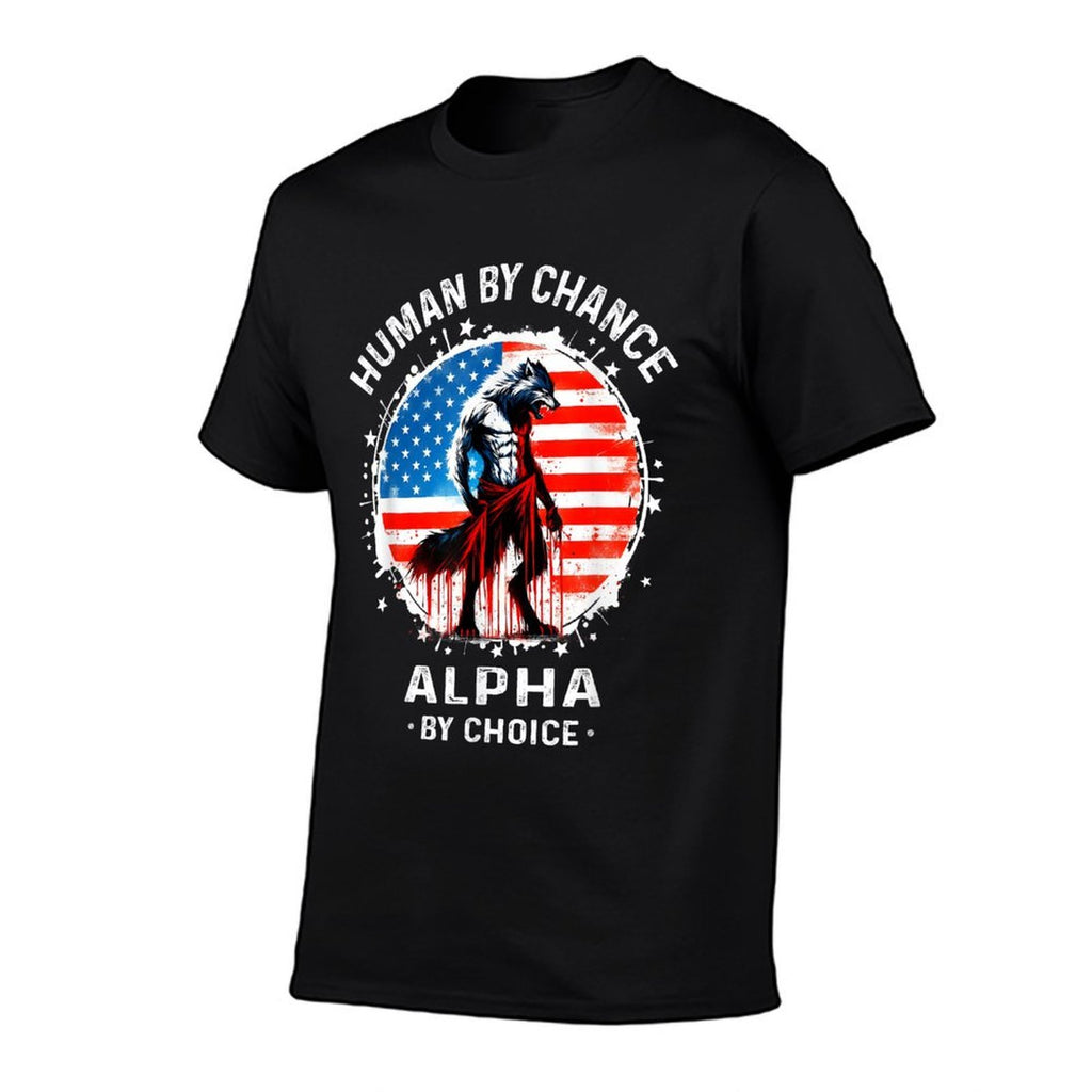 I Heart Werewolfs Alpha Funny Cringe Werewolf USA Wolf Meme  Eco-friendly Material T-Shirt
