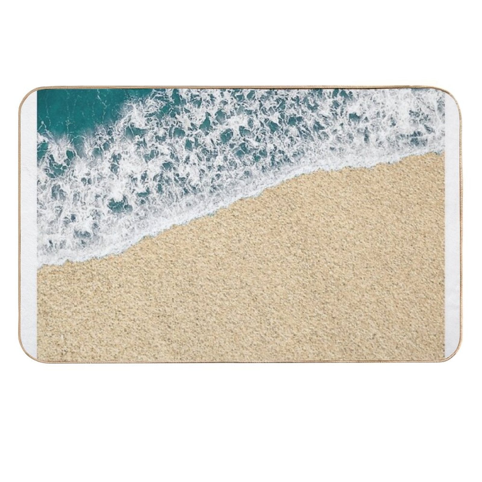 Summer Beach  Dirt-Trapping Bath Mat