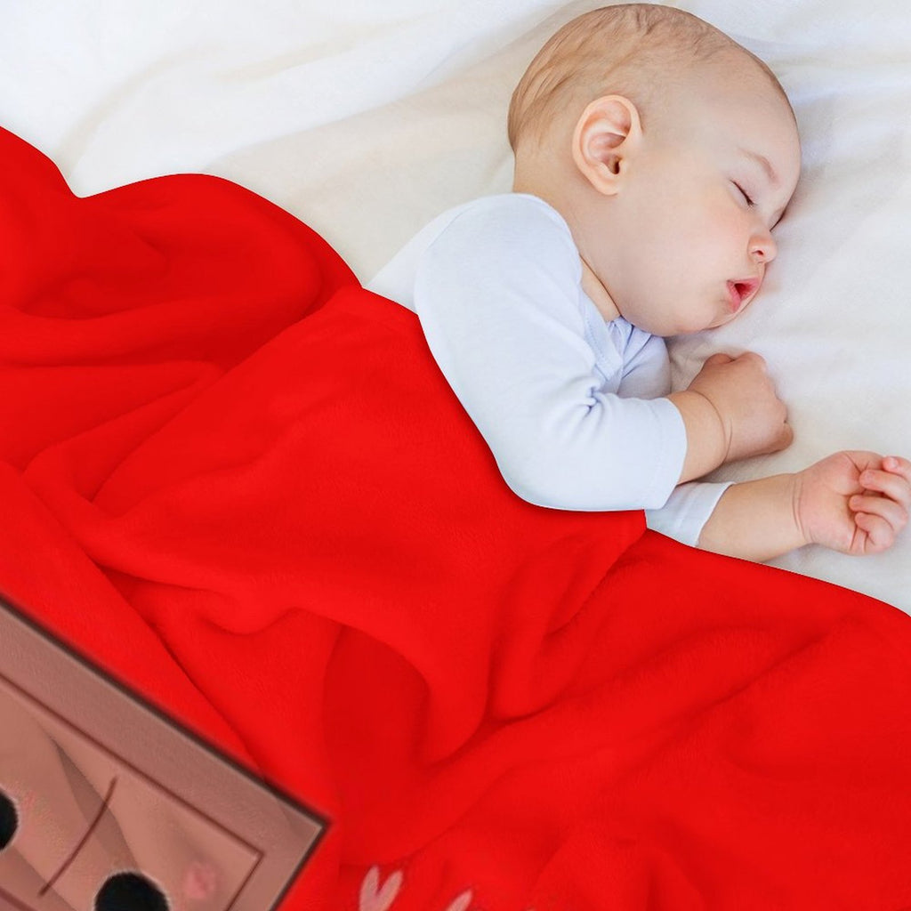 Choco And Pancake Couples Love Shrink-resistant Throw Blanket