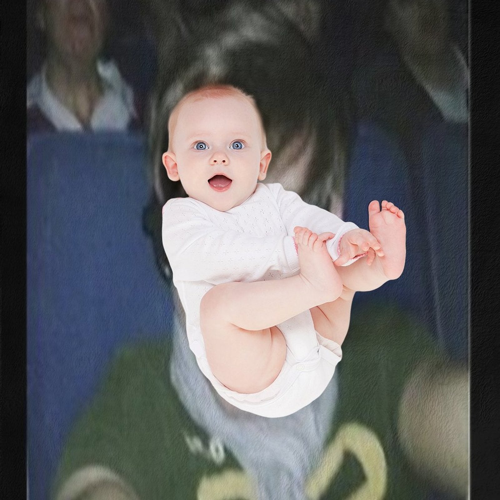 Louis Tomlinson Movie Theatre Selfie Meme Durable Throw Blanket