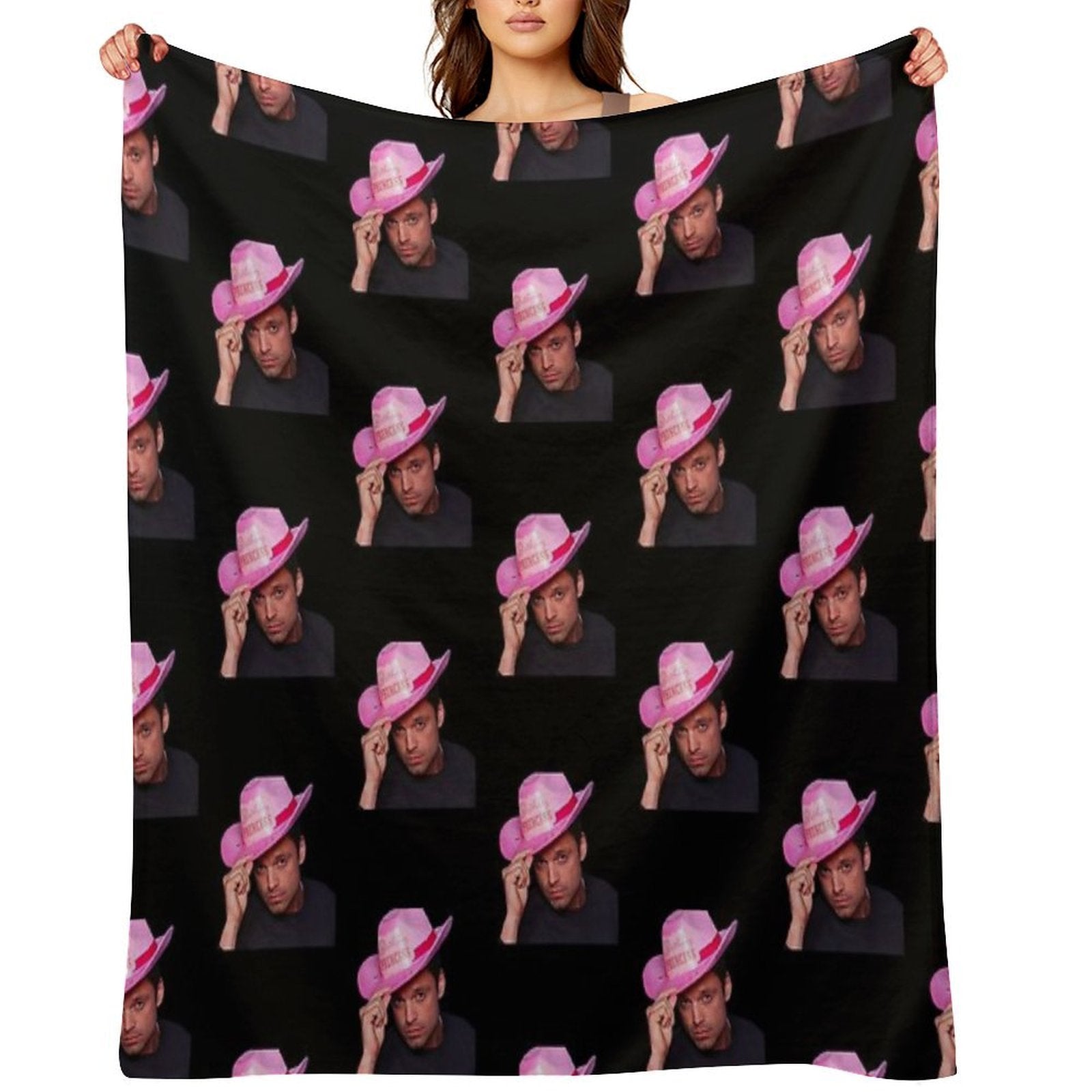 Birthday Sebastian Stan Machine-washable Throw Blanket